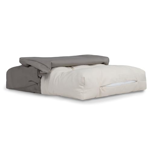 Naturepedic Organic Small Pet Bed - Super Plush Dog & Cat Beds - Ultra Supportive Dog Bed Mat...