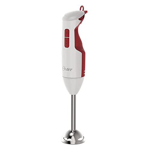Oster Mixer Delight Função Turbo, 110V, Vermelho e Branco, 250W, FPSTHB2615U