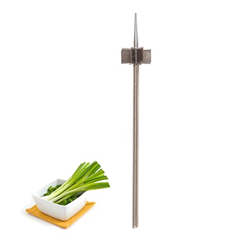 Cuchillo de cebolleta de flor de ciruelo, cortador de cebolla verde de acero inoxidable, triturador de seda, cortador de cocina, herramienta para triturar cebollas vegetales,
