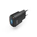 Produktbild USB-Ladegerät, USB-A-Netzteil, Universaladapter, LED-Anzeige, 6 W, Schwarz