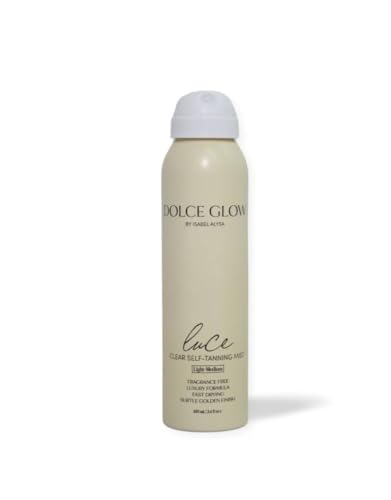DOLCE GLOW Luce Clear Self-Tanning Mist Mini (Travel Size) 3.4 Fl Oz (Pack of 1)