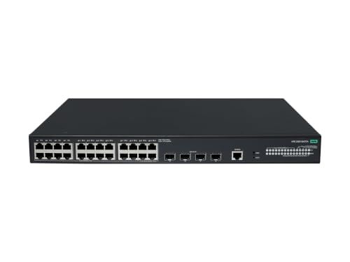 HPE Networking Comware 2050 24p 101001000BT PoE+ 4p SFP 1G2.5G Commutateur Géré 24 x 101001000Base T PoE+ + 4 x 12.5GBase T PoE++ + 4 x 12.5GBase X uplink / stacking Montable sur rack PoE++ - vue 3
