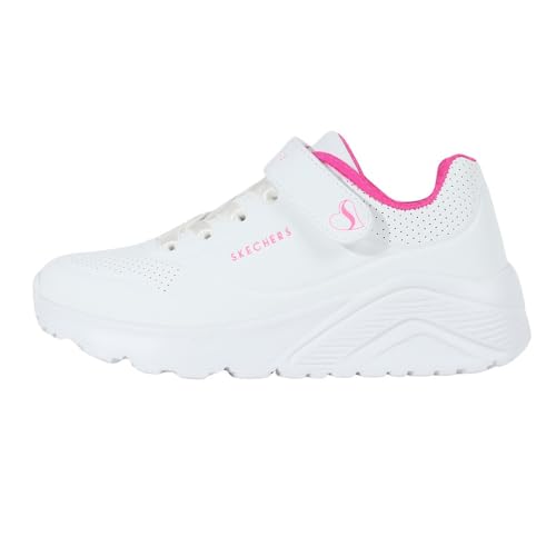 Skechers Unisex Kinder Uno Lite Sneaker, Weiß, 35 EU
