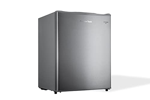 PremierTech Mini Congelatore, Freezer 42 litri, 4**** Stelle, Compatto, Da Tavolo, Risparmio Energetico, Porta reversibile, Silver, PT-FR43S