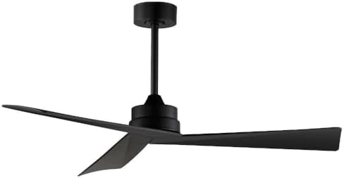 Maxim Lighting 88846BK Vortex - 3 Blade Outdoor Ceiling Fan-12.25 Inches Tall and 52 Inches Wide, Finish Color: Black