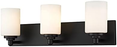 Z-Lite 3 Light Vanity 485-3V-MB, Black