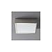 Oxygen Lighting 32-612-20 Peepers - 10.25 Inch 18W 1 LED Flush Mount, Polished Nickel Finish with Matte White Acrylic Shade