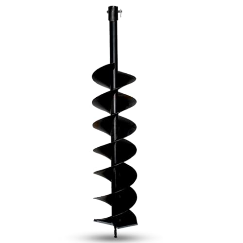 Image of BALWAAN Krishi 8-Inch Double Spiral Drill Planter | 20 cm Spiral Hole Digger for Efficient Garden & Farm Use|PT-8D