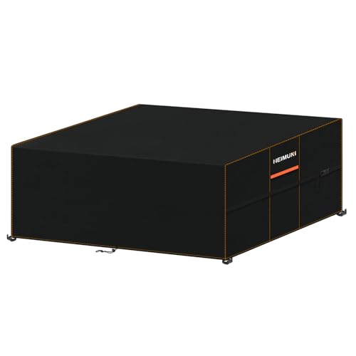 HEIMUNI Funda Muebles Exterior Impermeable, Funda Mesa Jardin Rectangular