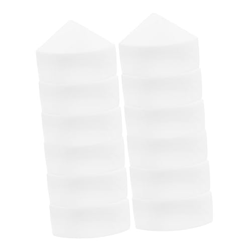 minkissy Makeup Tools 12pcs Triangle Makeup Puff Soft Comfortable Powder Puff for Face Loose Powder Puff for Body