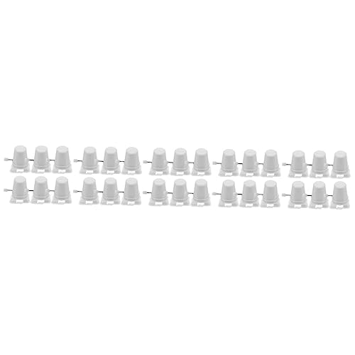 ORFOFE 30pcs Plastic Movement Rewinding Parts for Diy Accessories Compact Replacement Movement for Clay Toys Create Your Own Wind-up Toy Projects