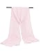 Sheer Soft Chiffon Bridal Women's Shawl For Special Occasions Ballet Pink 79" Long 20" Wide
