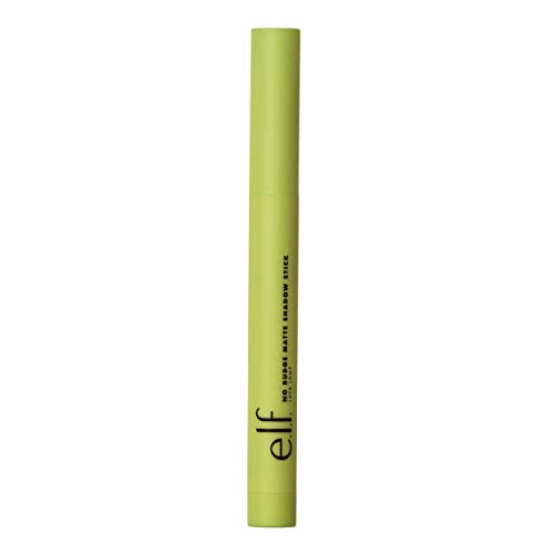 e.l.f. No Budge Matte Shadow Stick, One-Swipe Cream Eyeshadow Stick, Long-Wear & Crease Resistant, Matte Finish, Vegan & Cruelty-Free, Lava Lamp