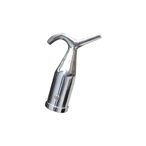 Window Pole Hook Compatible with Telescopic Pole Suitable for Loft Hatches Blinds Attic Ladders Velux Chrome