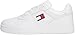 Tommy Jeans Uomo Sneakers Basketball Sportive, Bianco (White), 43