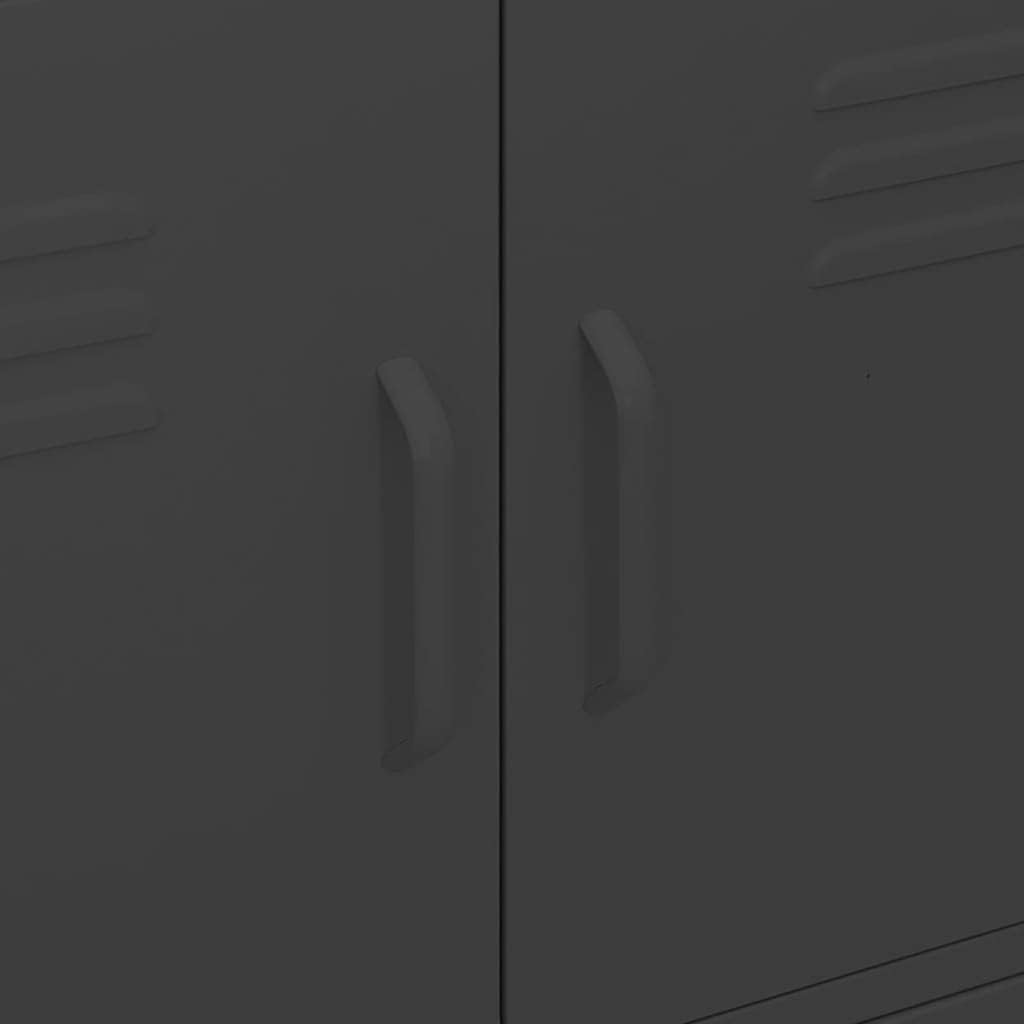 【Priority Shipping】 Metal Lockers, Storage Boxes, Shoes and Composite Steel Lockers with Card Slots for Office, Home, Bank, School, Gym Storage Cabinet Black 31.5"x13.8"x40" Steel