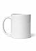 Smilatte 16 OZ Sublimation Porcelain Coffee Mugs, Classic Blank Ceramic Cup with Large Handle for Tea Latte Cappuccino, Set of 4, White