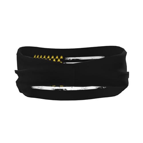 Back The Gold Flag Childhood Cancer Awareness Adjustable Sports Headband Moisture-Wicking Sweatband for Running & Workout3