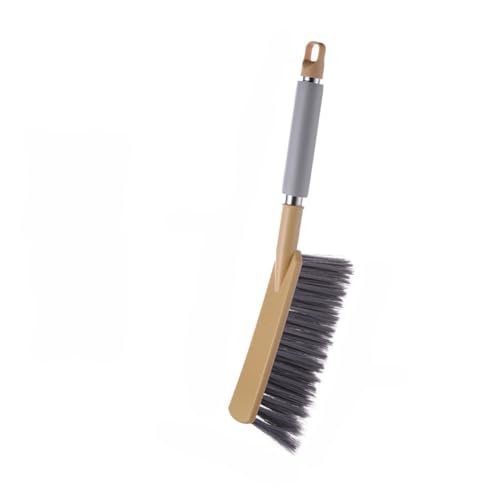 掃除ブラシ 隙間 ベッドブラシ ほうき ハンドブラシ 埃取り 洗える ブラシクリーナー カーペット ラグ 寝室 寝具 ソファー デスク キーボード インテリア 洋服ブラシ ほこり掃除 室内掃除 掃除用品 清掃用品 新生活 引っ越し祝い(ピンク) (黄色)