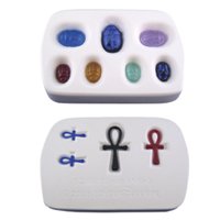 Glass Fusing/Slumping Supplies : Colour De Verre Mold Scarabs and Ankhs