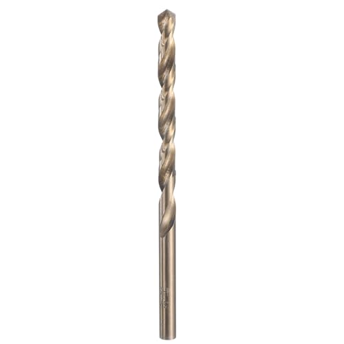 sourcing map 3/16" M35 Cobalt Twist Drill Bits, High-Speed Steel Jobber Drill Bit for Stainless Steel, Hardened Metal, Cast Iron, Aluminum, Copper, Soft Alloy Steel, Wood, Plastic