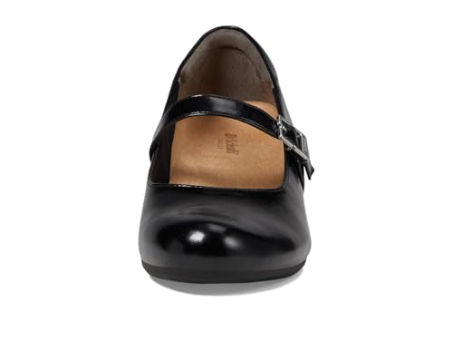 Dr. Scholl's Women's Be Ready Mary Jane Flat, Black Faux Leather, 8.52