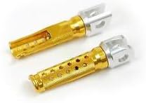 Estribos delanteros con corte dorado para Yamaha YZF-R6 2003-2006