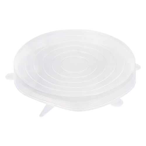 3er Set flexible Silikondeckel zur Abdeckung und Aufbewahrung von Speisen, wiederverwendbar in drei Größen