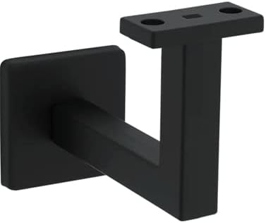 Miniatura 9 de National Hardware N830-524 - Soporte para pasamanos de caña, 1 unidad (paquete de 1), negro mate