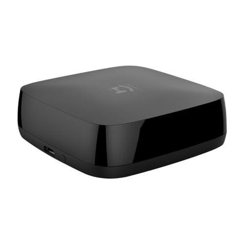 Geonav, Central de Controle Inteligente, Wi-Fi, Aplicativo, Infravermelho - controle vários equipamentos através do smartphone, HIRCIR, compatível com Alexa e Google Assistente, Hi by Geonav, Preto