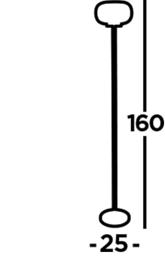 Searchlight Piantana Lumina Con Paralume Di Vetro - 4