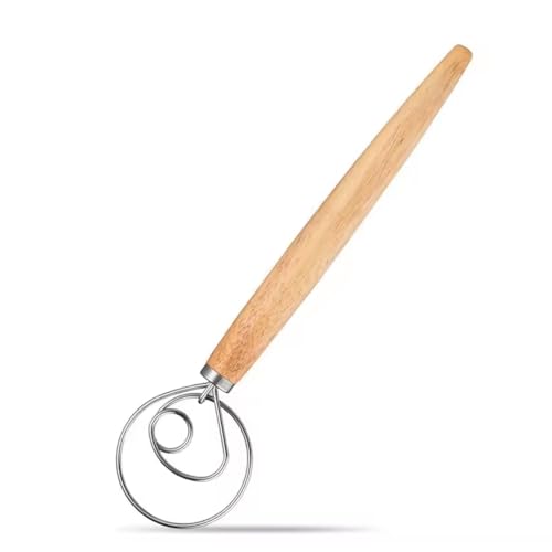 LQIOACU batidor danes,batidor manual,batidora manual,varillas cocina,1 pieza, duradera y resistente a la corrosión, ideal para hornear pasteles y postres
