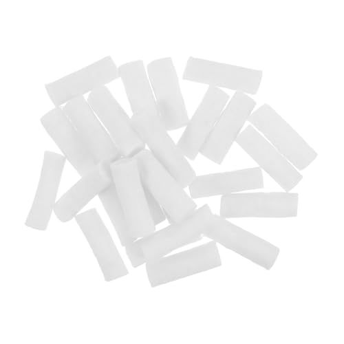 SUPVOX 26pcs Fire for Campfires BBQ Emergencies Quick Ignition Cotton Tabs Wax Portable Outdoor Survival Gear for Hiking and Camping