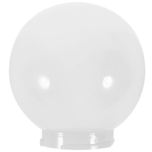 OSALADI Pantalla Esférica Acrílica 9.8 Pulgadas Para Exterior Cubierta De Luz De Pared Jardín Juego De 2 Piezas Iluminación Decorativa Para Hogar Y Patio