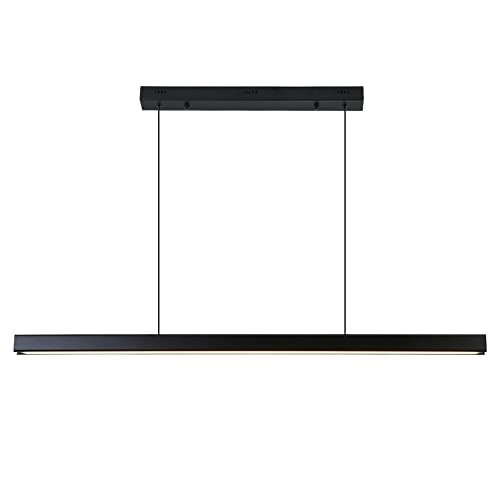 Lustre salon moderne pour éliminer les zones d'ombre avec cette suspension noire 47" 48W