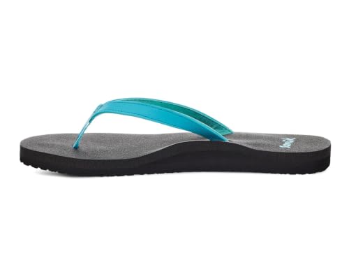 Image of Sanuk Yoga Joy Womens Flip Flops | Yoga Mat Footbed | Sandals for Women | Womens Yoga Sandals | Women's Beach Sandals