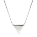 Silpada Sterling Silver Triangle Necklace, 16+2" Extender