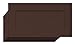 Salsbury Industries Mail Drop Door, Bronze - 2255BRZ