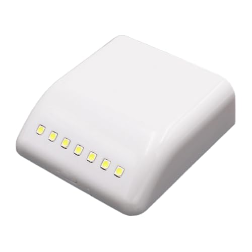 Hemobllo 2 piezas Luz Armario con Sensor Inteligente Leds Blanca sin Batería para Armarios Iluminación Nocturna Interior y Fácil Instalación