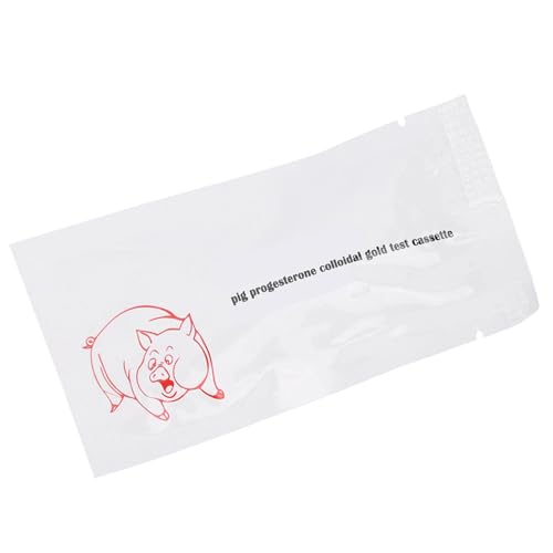 Papel de prueba de embarazo de cerdo desechable Probador de embarazo de cerdas Tira de prueba Probador de diagnóstico de embarazo de cerdo