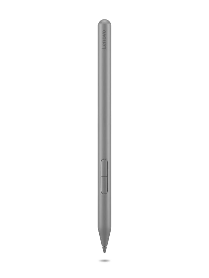 Image of Lenovo Pen 2 Stylus for Idea Pad 2-in-1, Luna Grey | Digital Pen with 8192 Pressure Levels for AES3.0, USB-C Rechargeable, Magnetic Attachment, Multi-Protocol Active Pen
