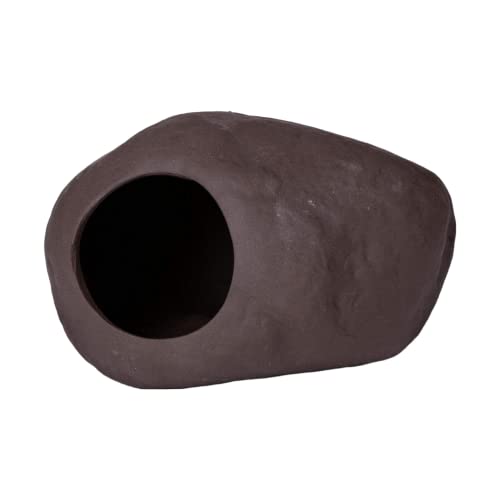 Garnelio GRNLO StoneHome Aquarium Deko | Steinförmige Keramik Höhle...