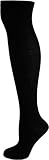hochwertige Verarbeitung normani® Damen Overknees Geringelt, Blickdicht mit vielen Farbmustern Farbe Schwarz