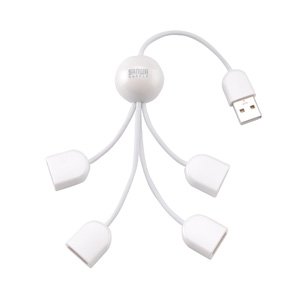 Amazon.co.jp: USB2.0ハブ(ホワイト) USB-HUB234WH : パソコン・周辺機器