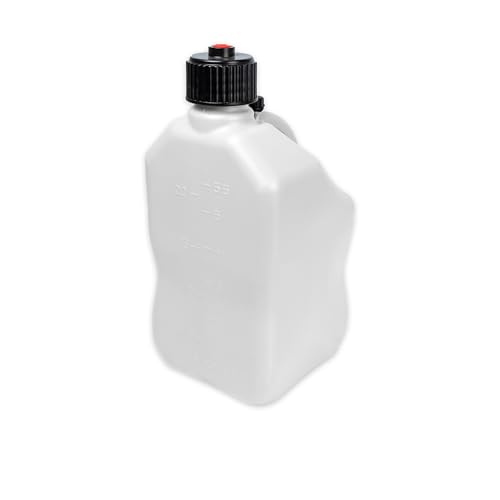 Norwesco Bushman 4 Pack U-Jug Storage Jug w/Spout Portable Plastic Container 5.5 Gal White