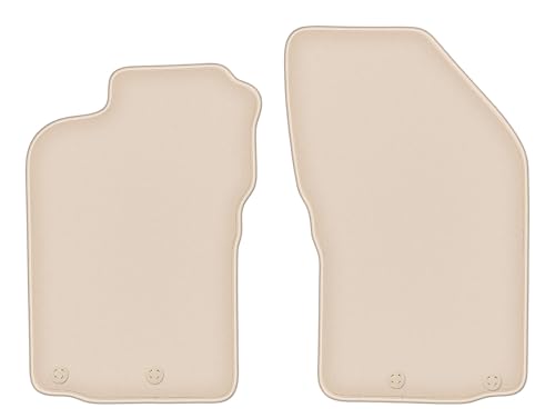 Tapis auto en velours beige pour Alfa Romeo 147 finition haut de gamme
