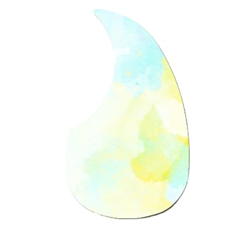 Peinture personnalisée pour pickguard de guitare folk, l'âme de votre musique