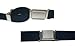 CTM Kids' Adjustable Elastic Belt with Magnetic Buckle, Navy