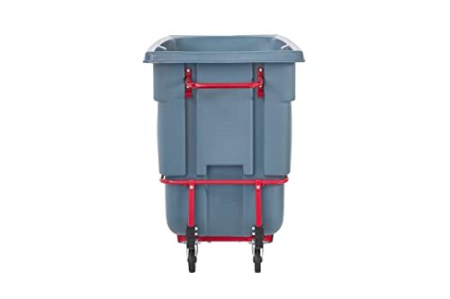 Image of Rubbermaid Brute Tilt Dump Truck /Trash Cart /Garbage Collection /Recycling 1 Cubic Yard Standard Duty 1250 lbs. Gray Distribution Centers /Warehouse /Manufacturing /Stadiums
