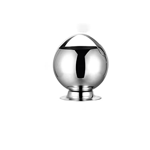 RUHEN Ice Container Bar Stainless Steel Ice Bucket Champagne Beer Red Wine Ice Bucket Hotel Kitchen Convenient Portable Ice Bucket Beverage Bucket Ice Buckets for Bar Parties Wine